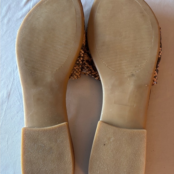 Snake Print Sandals - Brown - Picture 3 of 3